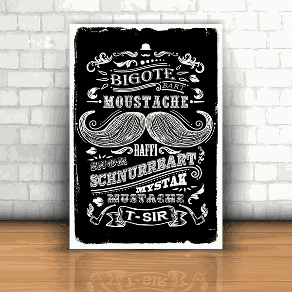 Placa Decorativa - Bigote
