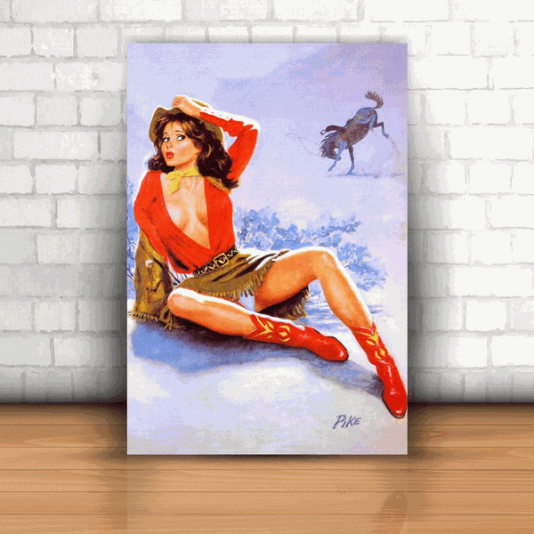 Placa Decorativa - Pin-up Tombo