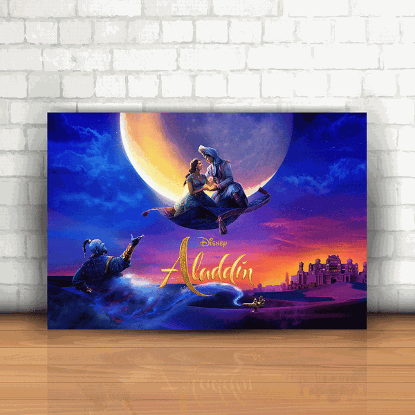 Placa Decorativa - Aladdin Mod. 01