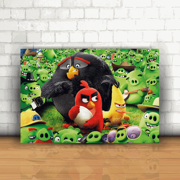 Placa Decorativa - Angry Birds Mod. 01