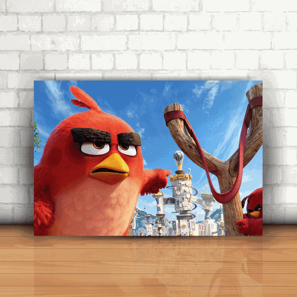 Placa Decorativa - Angry Birds Mod. 08