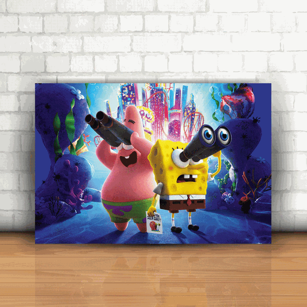 Placa Decorativa - Bob Esponja 