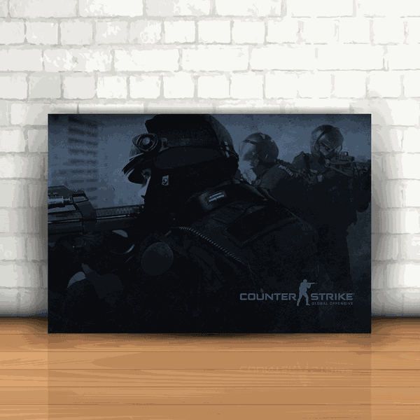 Placa Decorativa - Counter Strike Mod. 07