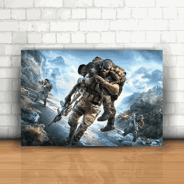 Placa Decorativa - Ghost Recon