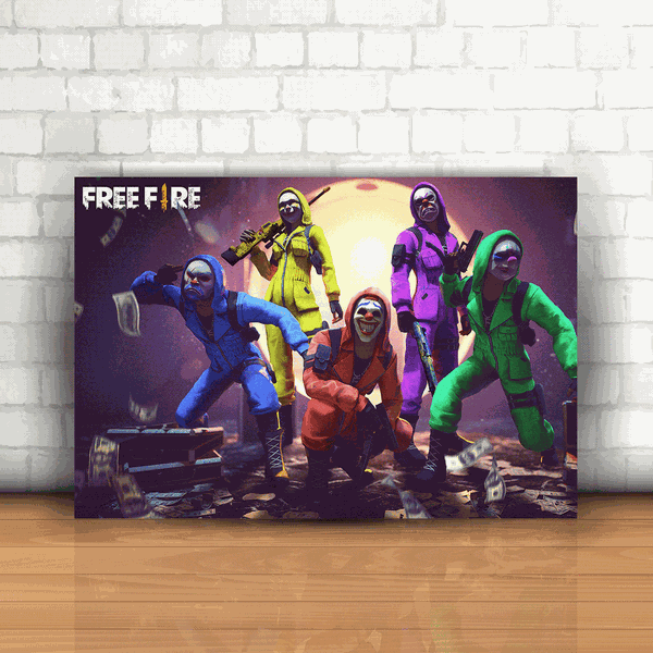 Adesivo Decorativo Free Fire + Nome Pequeno