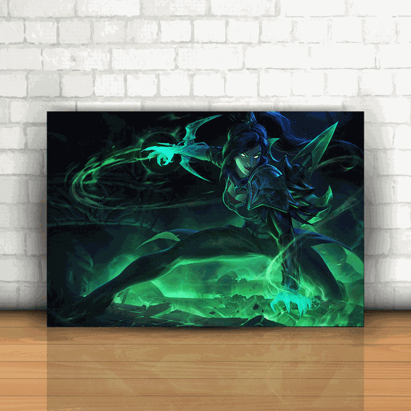 Placa Decorativa - Vayne Ladra de Almas