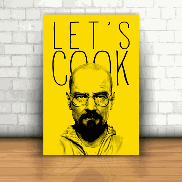 Placa Decorativa - Let's Cook