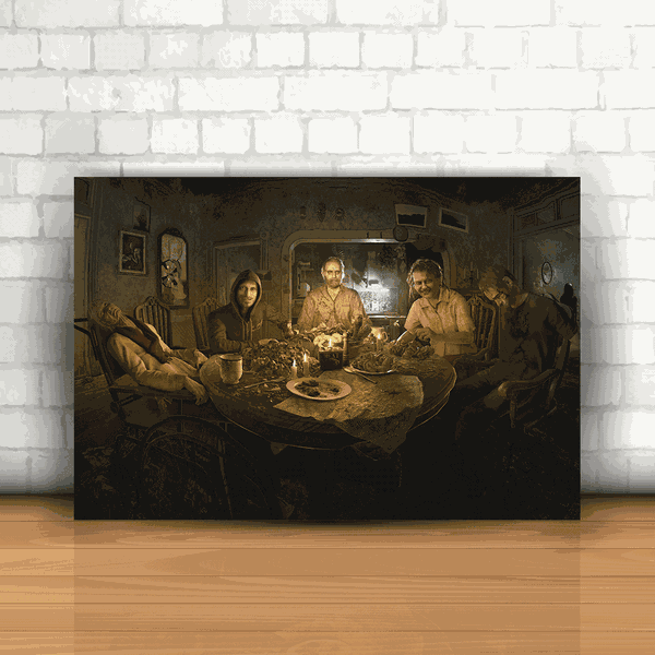 Placa Decorativa - Resident Evil 7