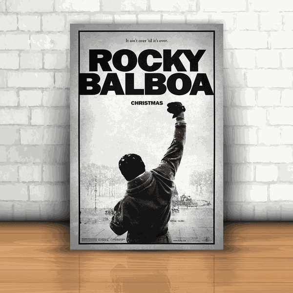 Placa Decorativa - Rocky Balboa