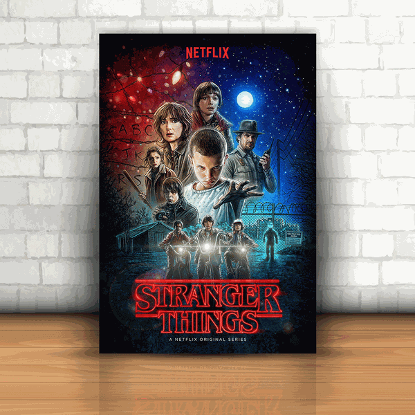 Placa Decorativa - Stranger Things