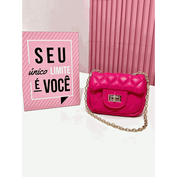 Bolsa Corrente Rosa