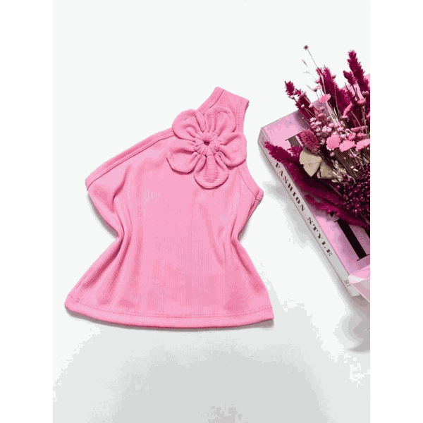 Blusa de Flor Rosa