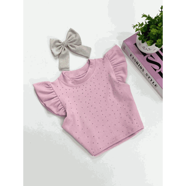 Blusa de Brilho Rosa