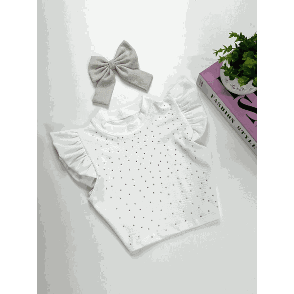 Blusa de Brilho Branca