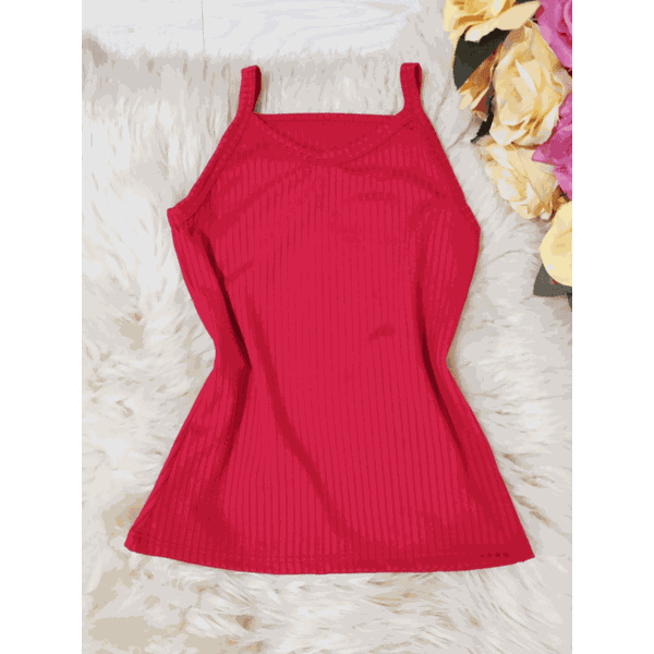 Blusa Feminina Regata Vermelha