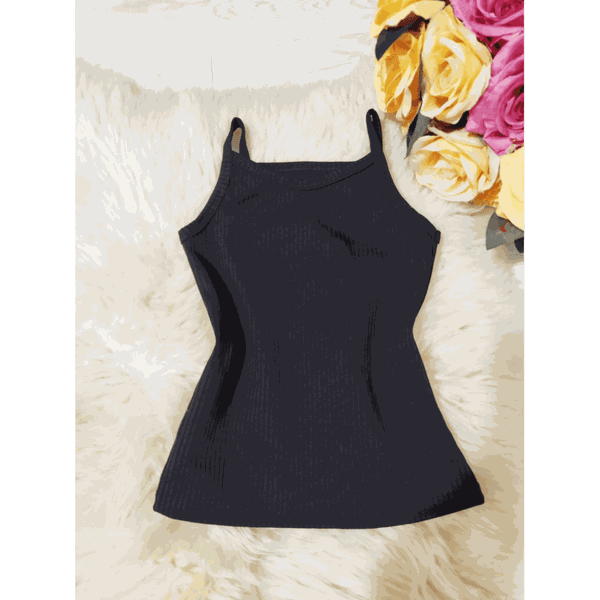 Blusa Feminina Regata Preta