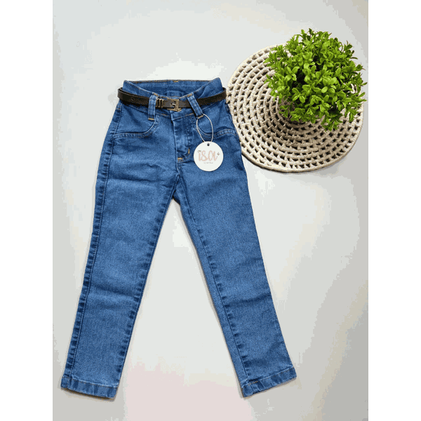 Calça Jeans Skinny Com Lycra 