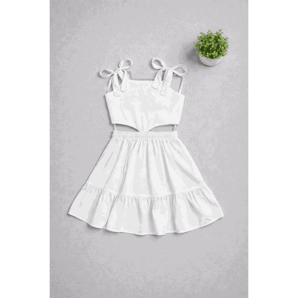 Vestido Recorte Branco