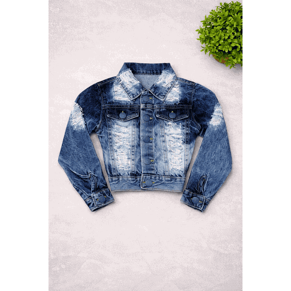 Jaqueta Jeans Tradicional Escuro