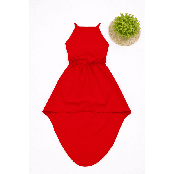 Vestido Mullet Vermelho