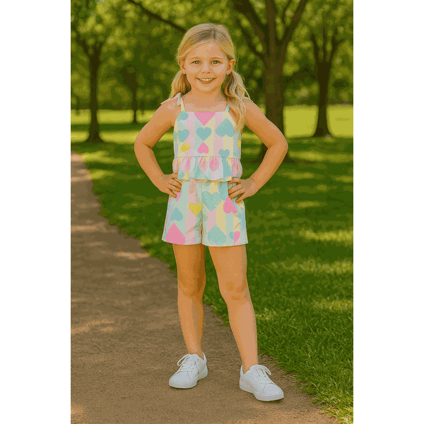 Conjunto Infantil Love Colors