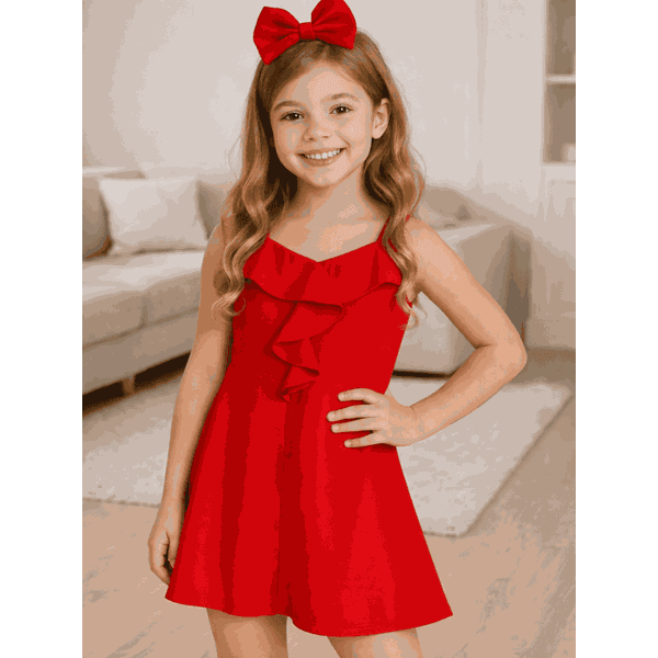 Macaquinho Candy Color Vermelho 