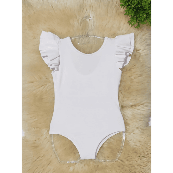 Body Manga Curta Branco