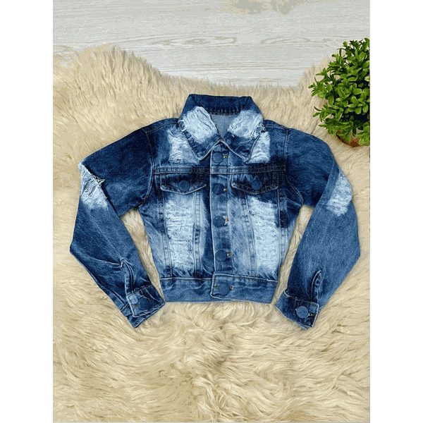 Jaqueta Jeans Tradicional Escuro