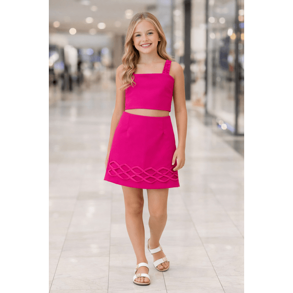 Conjunto Juvenil Natalino Pink