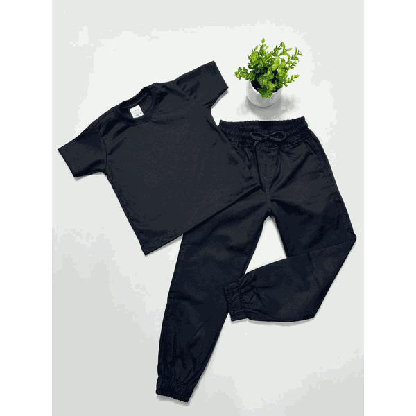 Conjunto Básico Masculino Preto