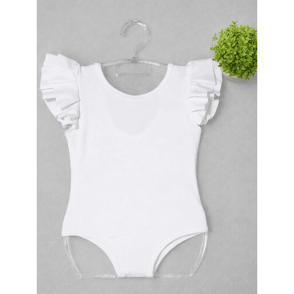 Body Manga Curta Branco
