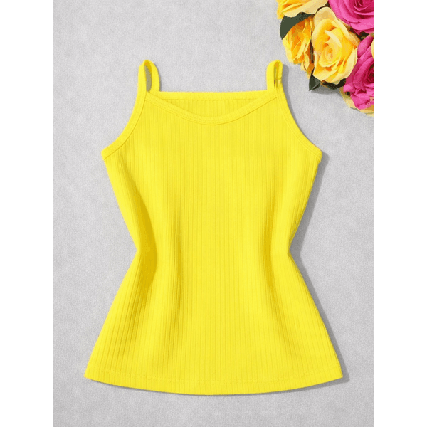 Blusa Feminina Regata Amarela