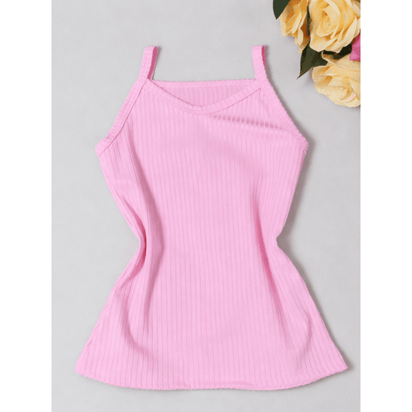 Blusa Feminina Regata Rosa Bebe