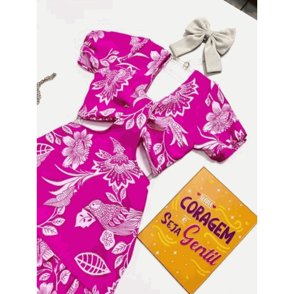 Vestido Juvenil Rosa