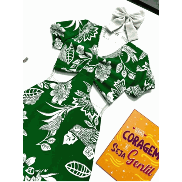 Vestido Juvenil Verde