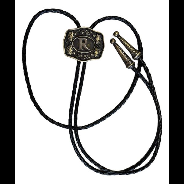 Colar Country Personalizado Inicial Baladeiro's Ouro Velho