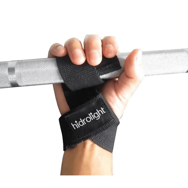 Par Strap Basic para Levantamento Peso de Academia - Fita Luva Munhequeira Crosstraining Treino Musculação Hidrolight