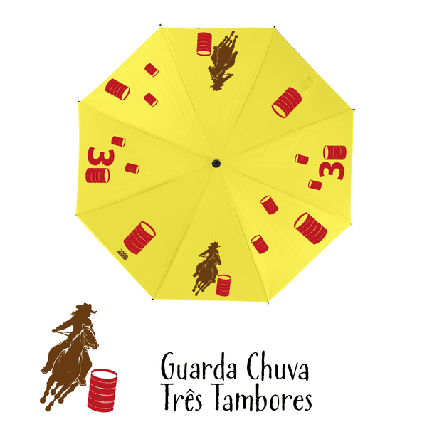 Guarda Chuva 3 Tambores - Amarelo
