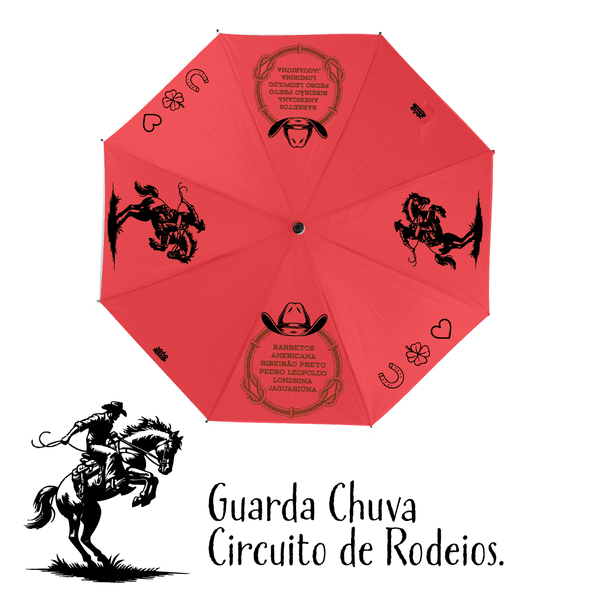 Guarda Chuva Rodeios - Vermelho