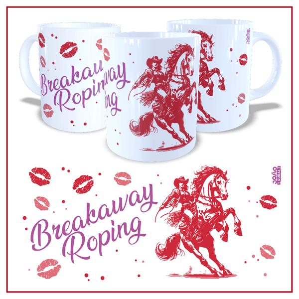 Caneca Breakaway Roping Branca