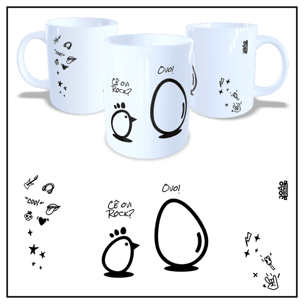 Caneca Ovo Branca