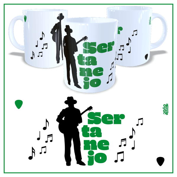 Caneca Sertanejo Branca