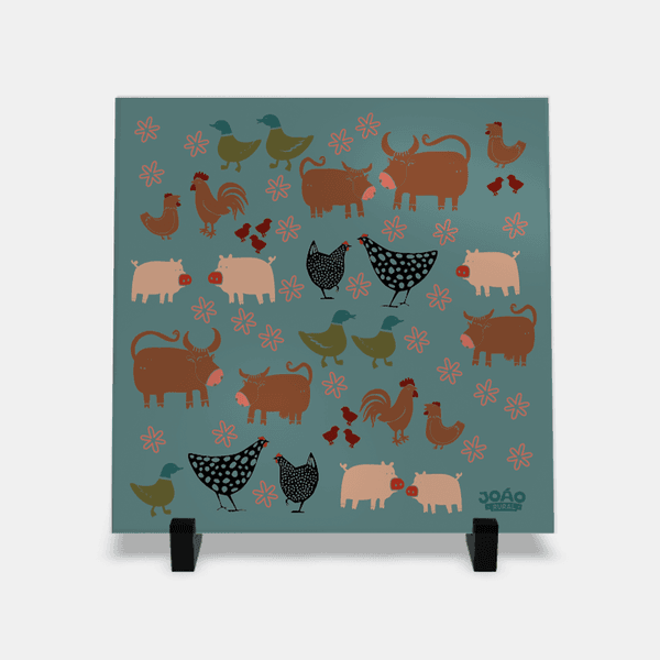 Azulejo Animais Color