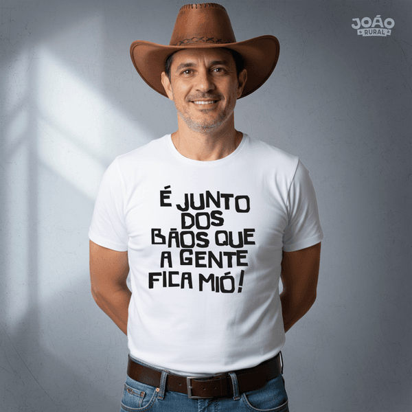 Camiseta Junto dos Bãos Branca
