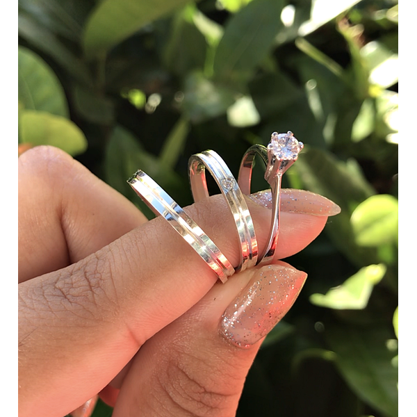 Combo + Trio de Alianças Baratas Luziânia 2,5mm