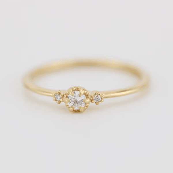 Anel de Noivado Sete Lagoas Zircônias