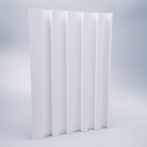 PAINEL RIPADO DECORATIVO EM PVC BRANCO 2,85M - Joiplastic