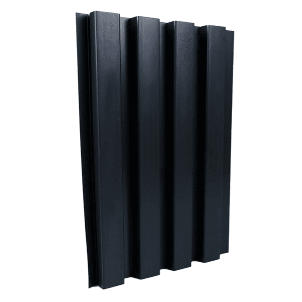 PAINEL RIPADO PREMIUM EM PVC PRETO 2,85M