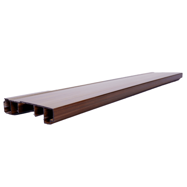 Kit 7 Rodapés Classic em PVC 7cm x 2,0m Imbuia