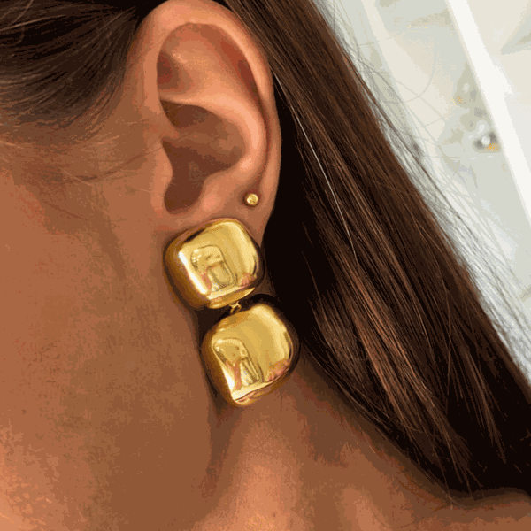 Brinco Esferas Ouro